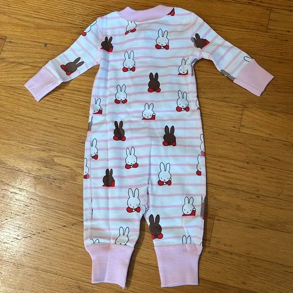 NWT Hanna Andersson Miffy Pajama Size 0-3M! - Picture 3 of 3
